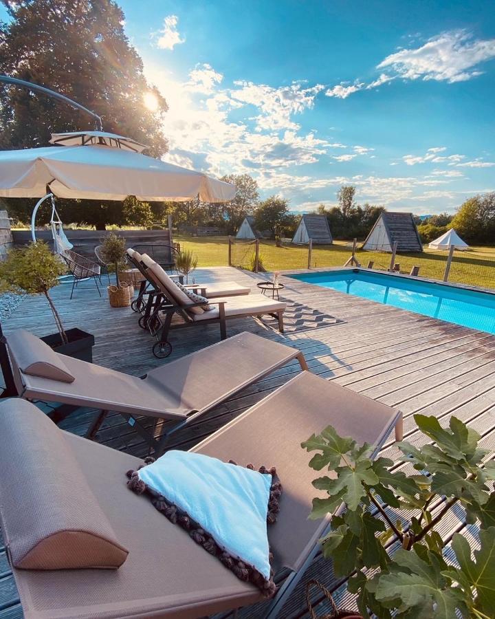 Greenvalleyglamping Sesce Pri Preboldu Exterior foto